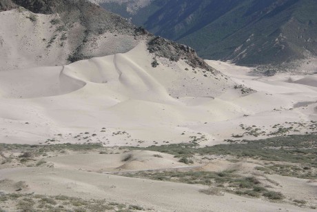 Písečné duny Tibet