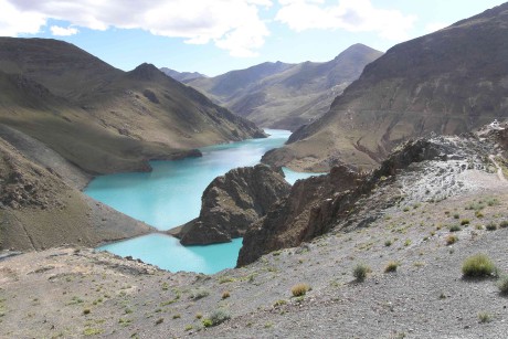 Štiří modré jezero Tibet